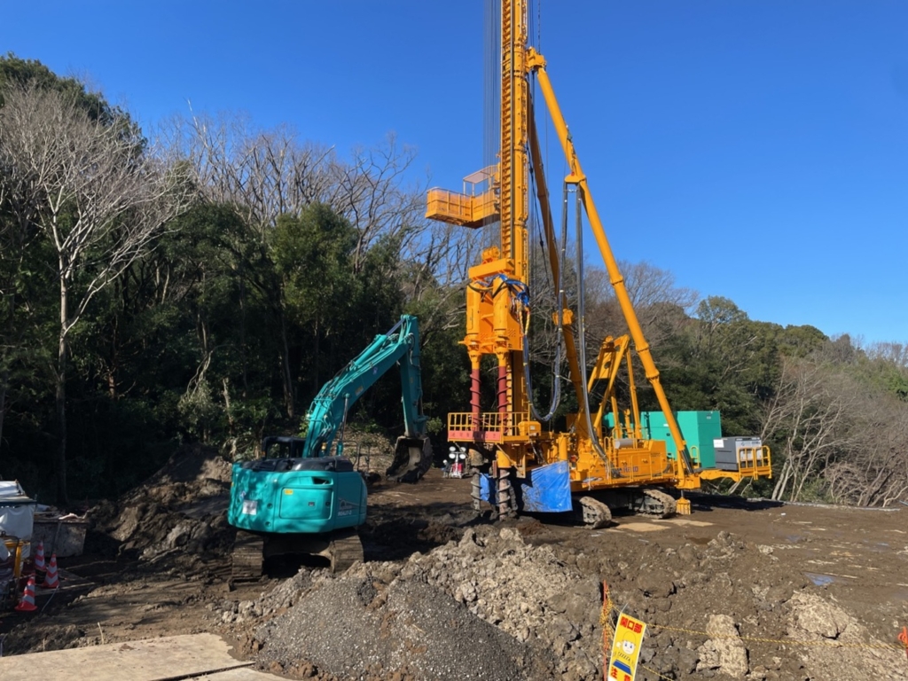 横浜動物の森公園地盤改良工事