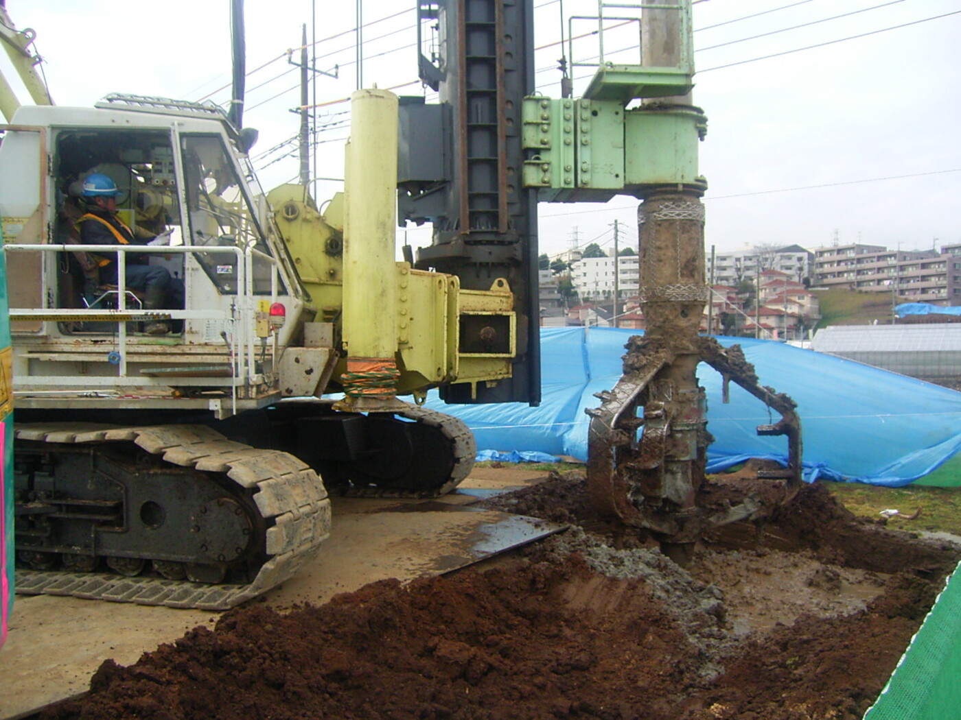 高速横浜環状北西線（下谷本地区）地盤改良工事