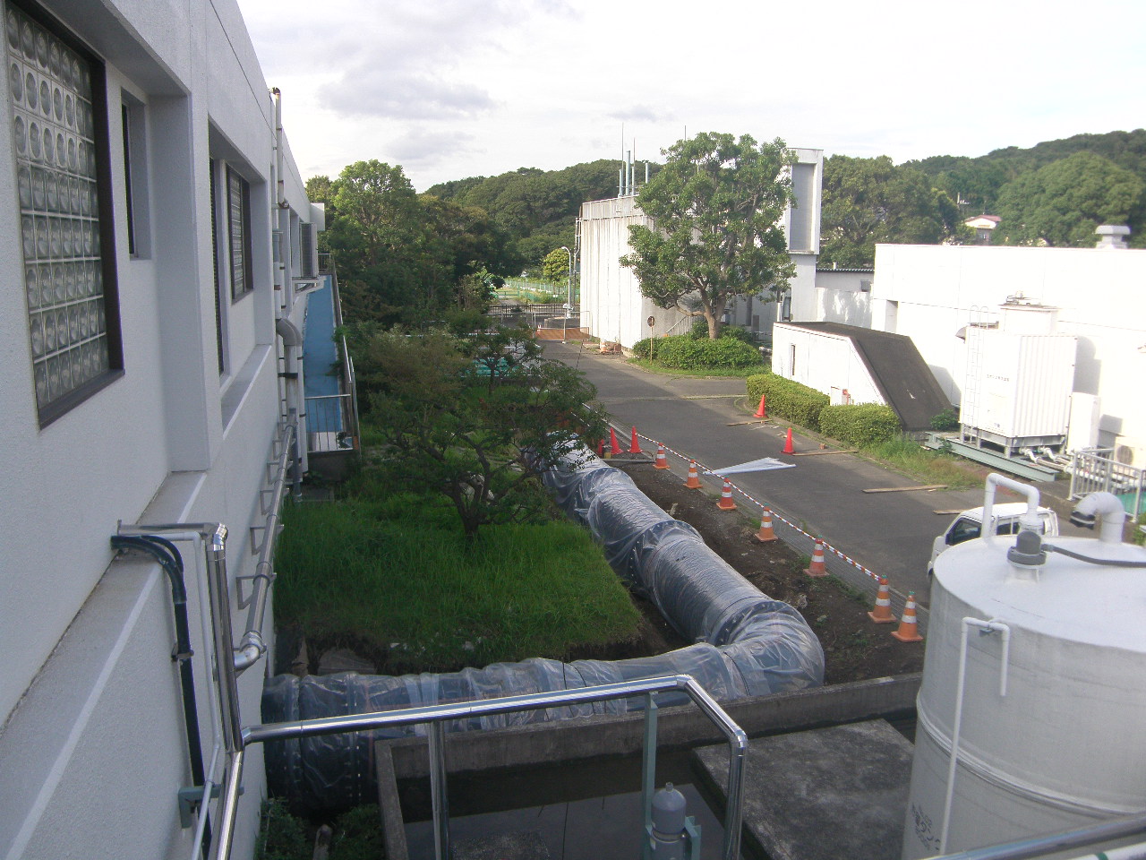 西部水再生センター水処理施設(第四期)築造工事に伴う場内整備工事